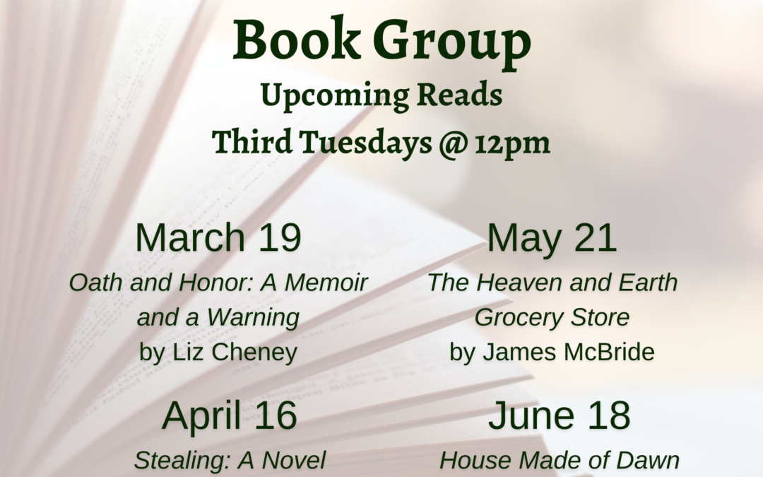FUUN Book Group Upcoming Reads