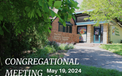 Special Congregational Meeting May 19, 2024