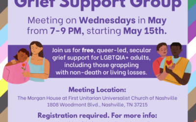 Nashville LGBTQIA+ Grief Support Group Returns May 15